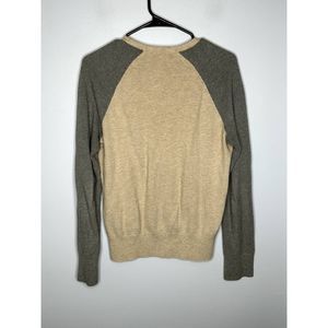 Banana Republic Crewneck Knitted Sweater Mens size Small Beige Brown